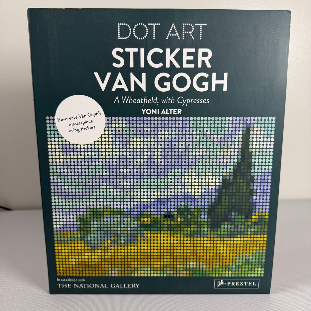 Prestel Dot Art Sticker Van Gogh A Wheatfield with Cypresses Yoni Alter New